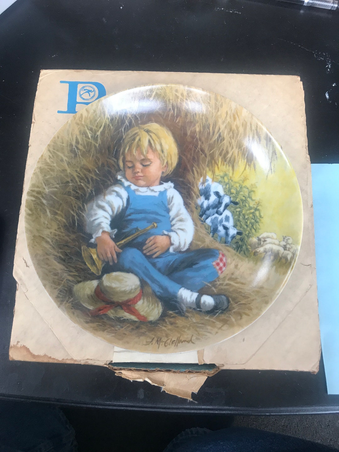 Little Boy Blue Collectible Plate - Etsy