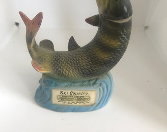 Ski Country Muskellunge Decanter 1977
