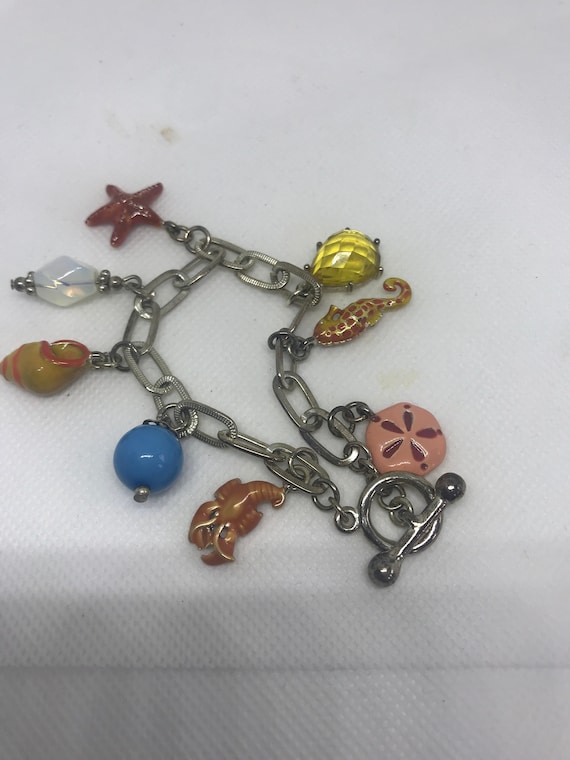 Seaside Theme Charm Bracelet - image 1