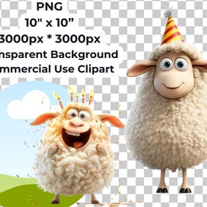 Best-selling 150+ quirky sheep stickers clipart bundle in high-quality PNG format! Featuring funny, cute, and silly sheep illustrations, perfect for scrapbooking, planners, print-on-demand, and creative projects. Instant download for endless fun!