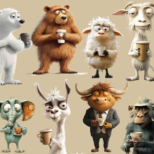 animal coffee clipart funny coffee art cute coffee png animal coffee png coffee clipart set quirky coffee art coffee animal art cute coffee clipart cartoon coffee art coffee sticker set animal coffee art