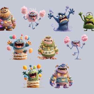 Discover the 130+ Quirky Funny Monster Clipart Bundle featuring silly monster stickers, goofy monster bundle PNGs, and cute monster graphics perfect for kids crafts, monster party clipart, and playful monster designs. Includes monster PNG, cartoon monster art, spooky cute monsters, digital monster PNGs, and colorful monster art for scrapbooking, planners, t-shirt designs, birthday invitations, DIY monster stickers, and print-on-demand projects.
