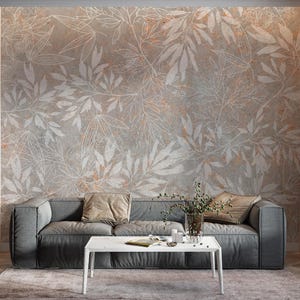 30x40cm lange Tapete mit Blattmustern, abziehbares Wandbild für Wohnzimmer