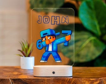 Custom Name Night Light: 67 Meme Gift for Tween Boys