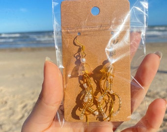 Jellyfish earrings