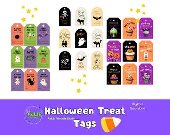 Halloween Treat Tags
