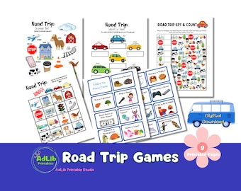 Road Trip Printables for Families and Preschoolers