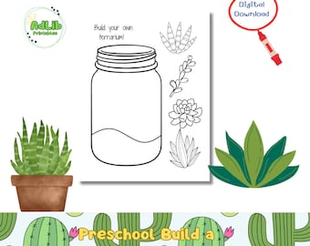 Preschool Build Your Own Terrarium Craft