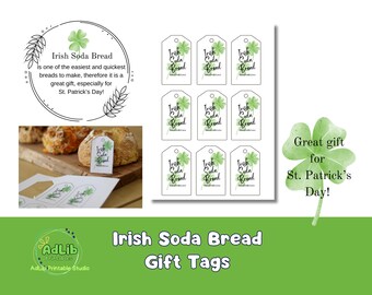 Irish Soda Bread Gift Tags Printable