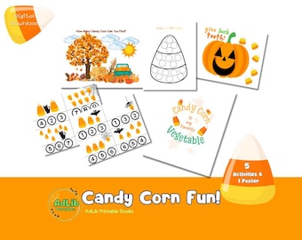 Preschool Candy Corn Fun Printables