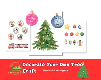 Decorate Your Own Christmas Tree Craft