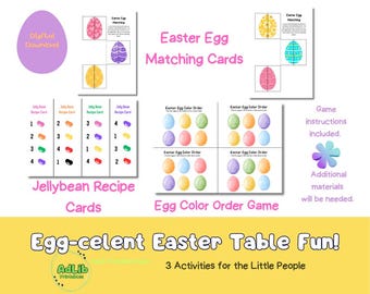 Egg-celent Easter Table Fun for Preschoolers