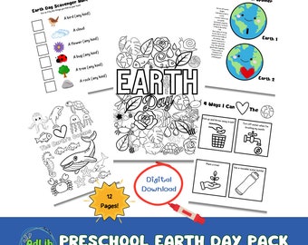 Preschool Earth Day Printable Pack