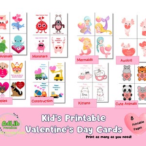 Kid&#39;s Printable Valentine&#39;s Day Cards