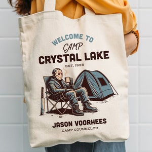Funny Jason Voorhees Camp Crystal Lake Vintage Design (SVG PNG) image 7