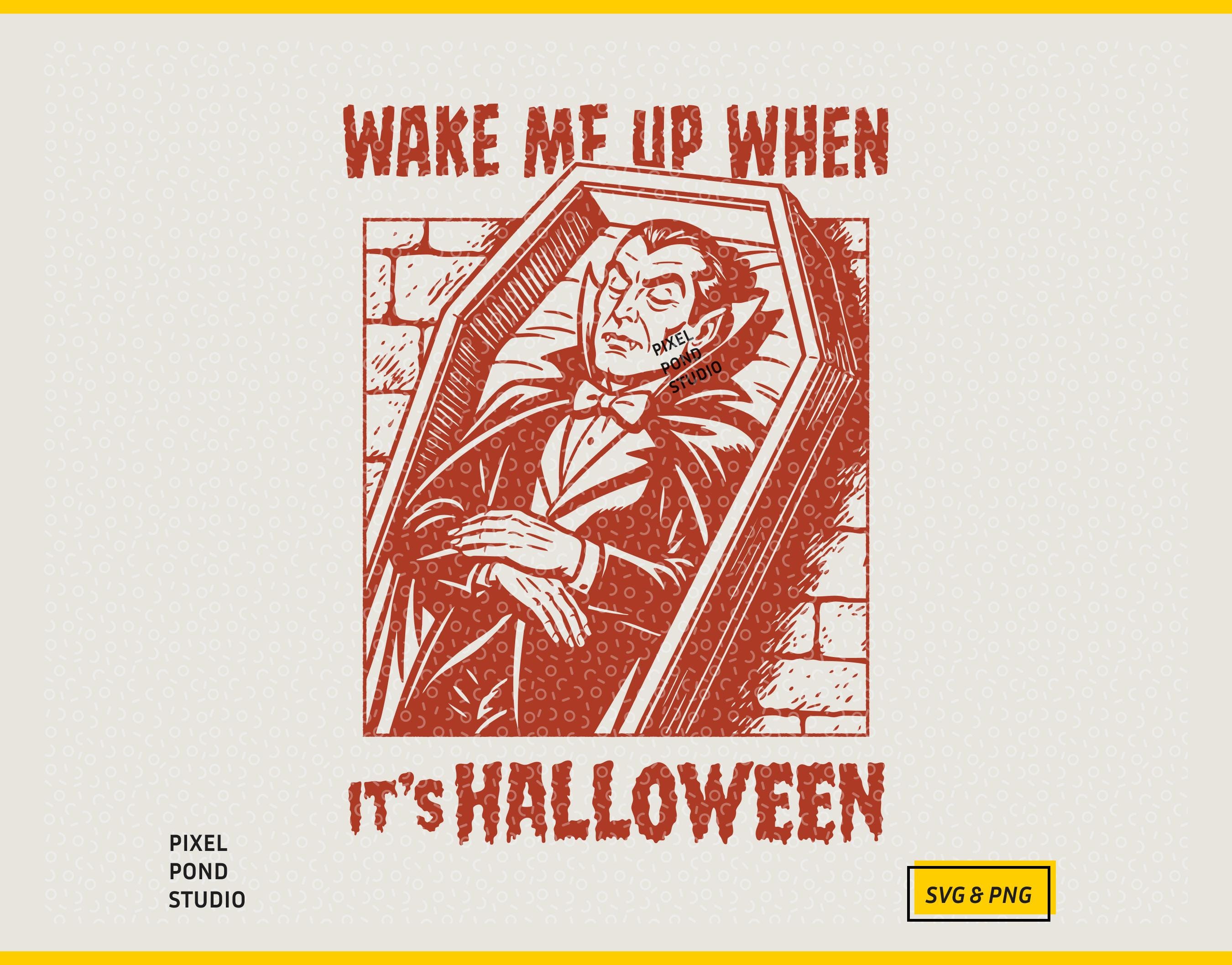 Dracula Halloween SVG PNG: Funny Vampire Coffin Graphic (digital Design ...