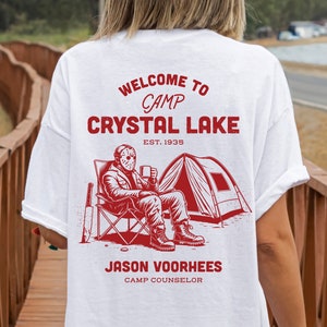 Funny Jason Voorhees Camp Crystal Lake Vintage Design (SVG PNG) image 5