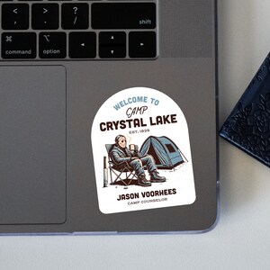 Funny Jason Voorhees Camp Crystal Lake Vintage Design (SVG PNG) image 9