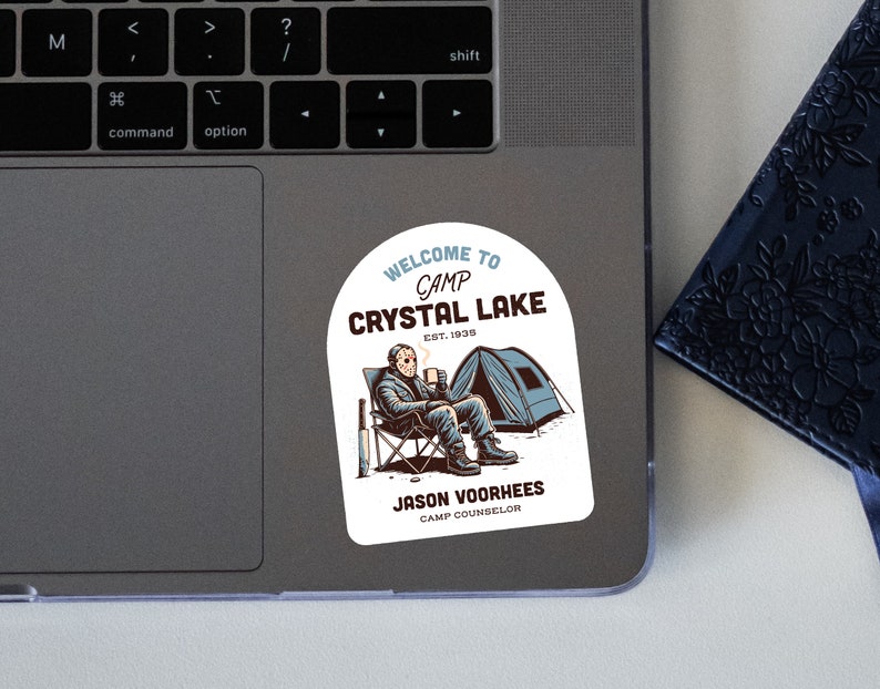 Funny Jason Voorhees Camp Crystal Lake Vintage Design (SVG PNG) image 9
