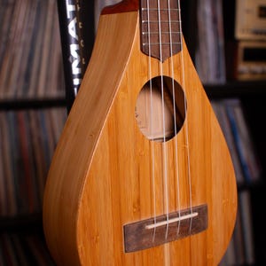 Ukulele Concerto Teardrop (Bamboo) - Concert, Hand-Crafted, Hand-Made, Artisan, Eco-Friendly, Philippines, Musical Instrument, Kids Ukulele