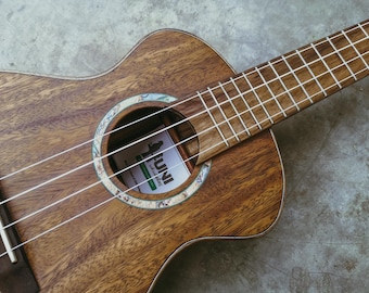 Handcrafted Koa Tenor Ukulele: Big Body, Filipino Made