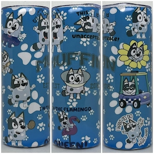 Bluey Muffin 20 ounce Tumbler