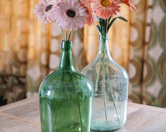 Vintage Demijohn Glasflasche (1970er Jahre)