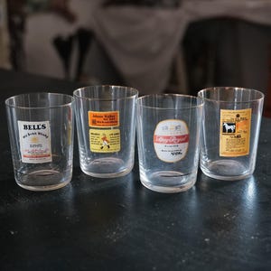 Set di 4 bicchieri da whisky (anni '70)