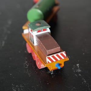 Vintage wooden toy train (1980s)