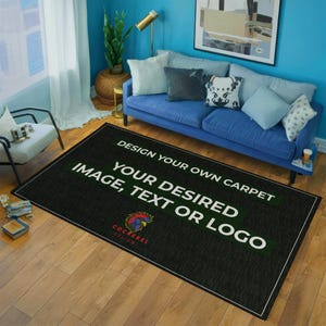 Custom Rug, Custom Image Rugs, Custom Rug with Your Logo, Custom Rug for Business, Personalized Carpet,Your Rug, Area Rug,Personalized Decor