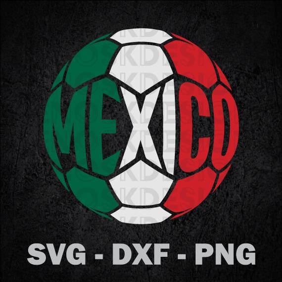 Mexican Flag Soccer Ball SVG - Mexican Pride Design for Vinyl Decal, T-Shirt, Totebag, Mug