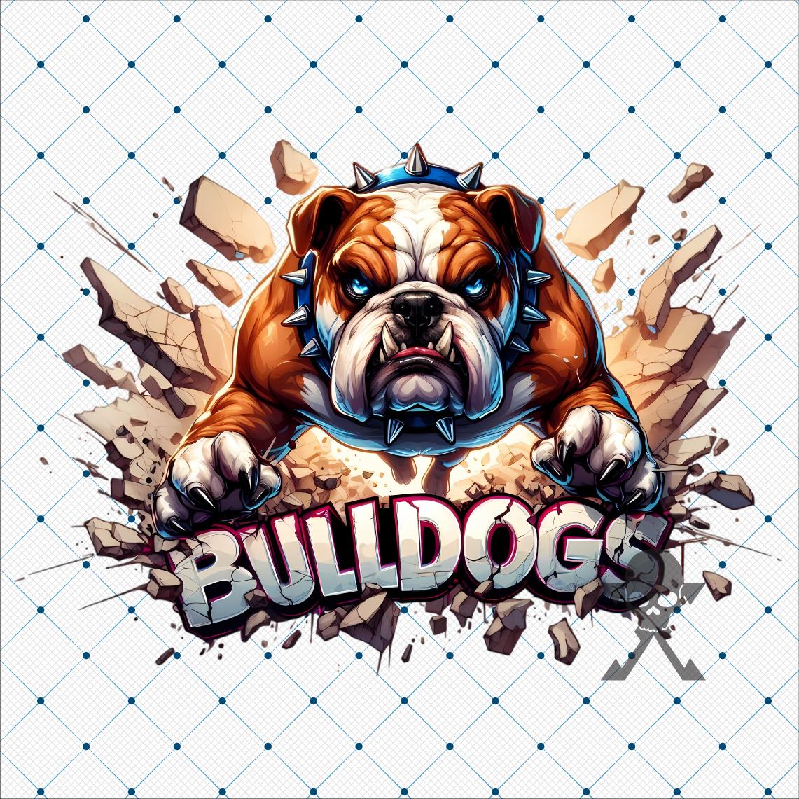 Bulldogs-mascotte png: sportteam clipart (digitale download) - Etsy België, image size:1141x1141