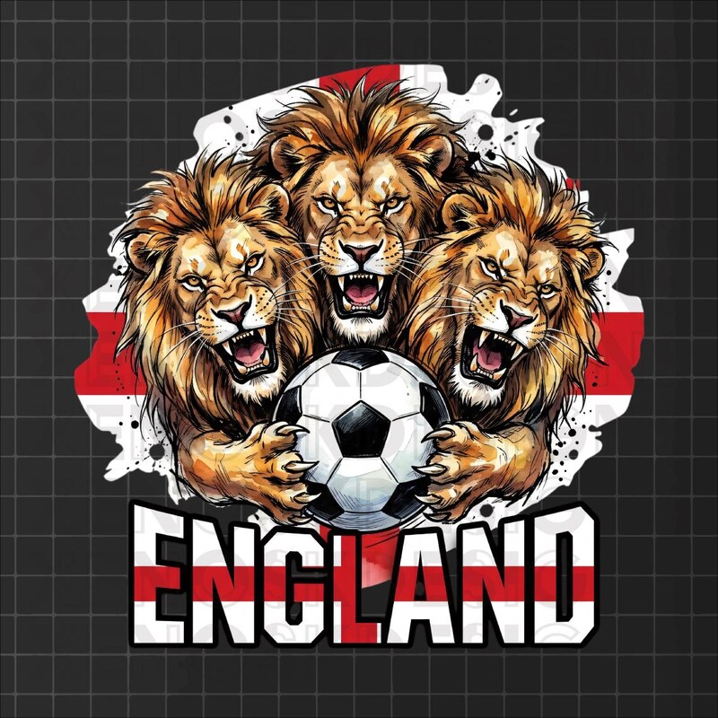 3 Lions England Svg - Etsy UK
