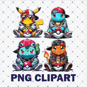 Video Game Character PNG, Anime png, Video GAme clipart, digital download, sublimation file, Video Game art, Anime print
