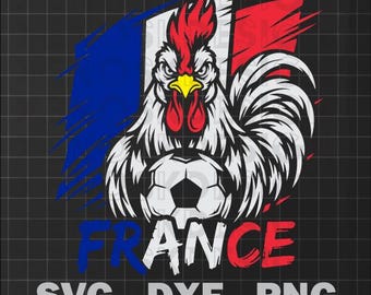 World Cup 2026 SVG - Frankreich Fußball-Team-Design für Vinyl Aufkleber, T-Shirt, Totebag, Tasse
