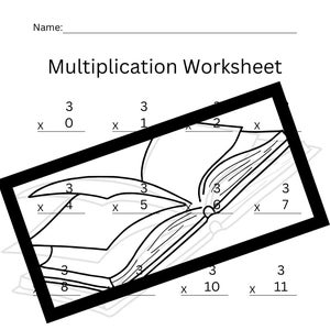 3's Multiplication Practice Printable Worksheet for Teachers, Parents ...