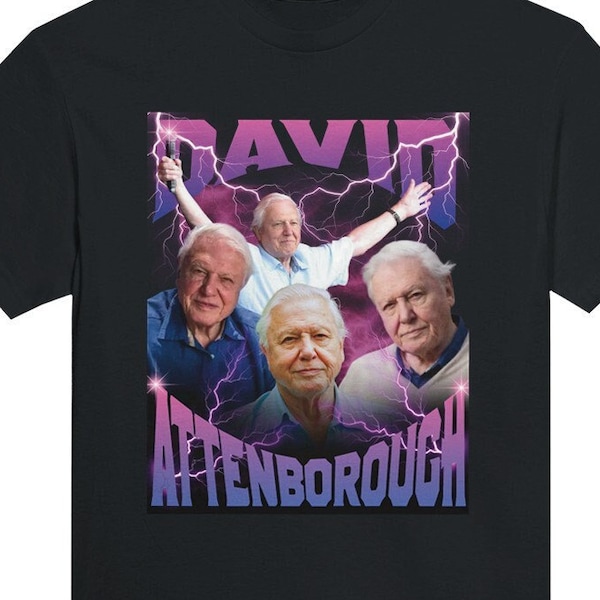 unisex david attenborough bootleg rap tee shirt planet earth tshirt blue planet tshirt attenborough gift idea nature gift for nature lover