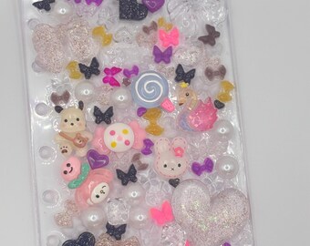 Kawaii A6 Budget Binder | Glitter Heart Cash Envelope Planner