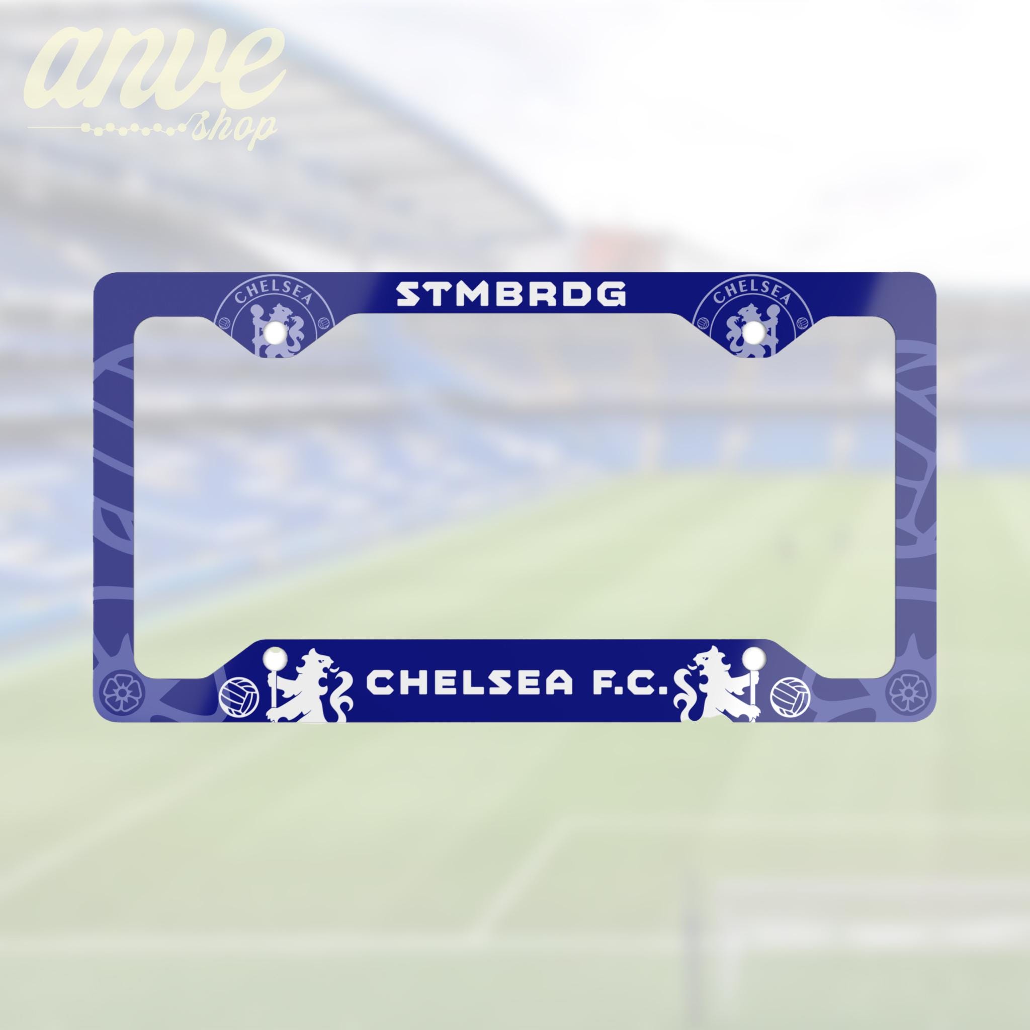 Chelsea License Plate Frame - Chelsea FC Fan Gift, Auto Tag Holder, Custom Frame, Car Decor | The Blues, Stamford Bridge