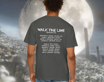 Walk the Line Tour T-shirt: Comfort Colors Kpop Concert