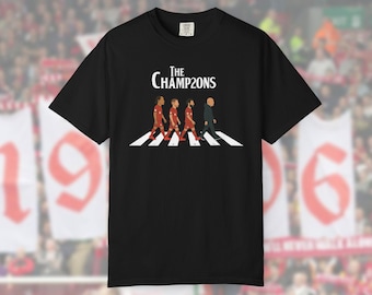 Liverpool YNWA T-shirt, Unisex Cotton Tee, LFC Fan Gift, Football Soccer Apparel | Slot, Back On Our Perch, 20 Times, Reds