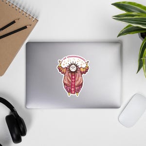 Esquie I Am Speed Vinyl Sticker | Clair Obscur Expedition 33 Inspired Sticker