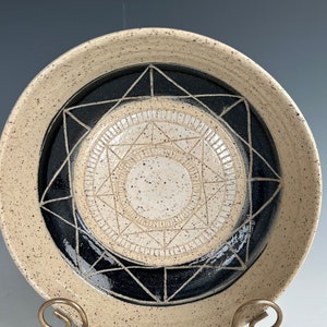 Ceramic Bowl, Salad Bowl, Serving bowl, Fruit bowl , Pasta bowl, Completely handcrafted! Size 9” diameter / 2,5” tall