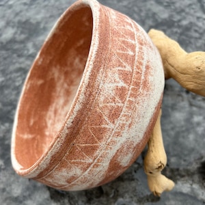 Ceramic  Bowl, Salad Bowl, Pasta Bowl, Fruit bowl , Serving bowl , Unique design, completely handmade and handcrafted! Size 8” wide/4” tall