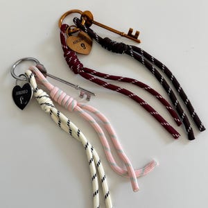 Heart Locket Keychain: Y2K Bag Charm with Bow