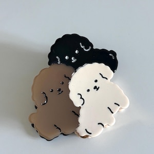 Pet Claw Clip, Cute Dog Designed Small Hair Claw Clips, Perfect Hair Accessories for dog Lovers, Gifts for her, Dog Clips, Funny Clips