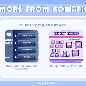 Celestial Twitch Panels Night Sky Twitch Banners Expansive Twitch Panel ...