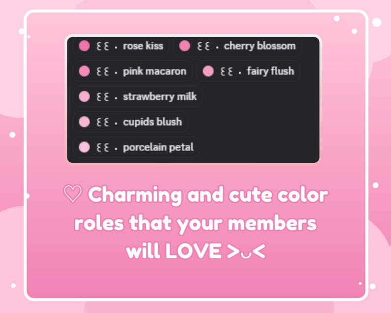 Cute Discord Templates Pink Sakura Discord Server Coquette Theme ...