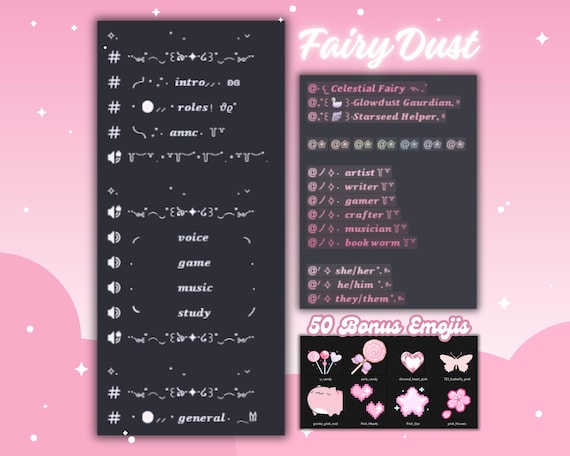 Pastel Discord Template Cute Cozy community discord Server Streamers Discord Gaming Server Kawaii Aesthetic Discord Servers Free Emoji Pack
