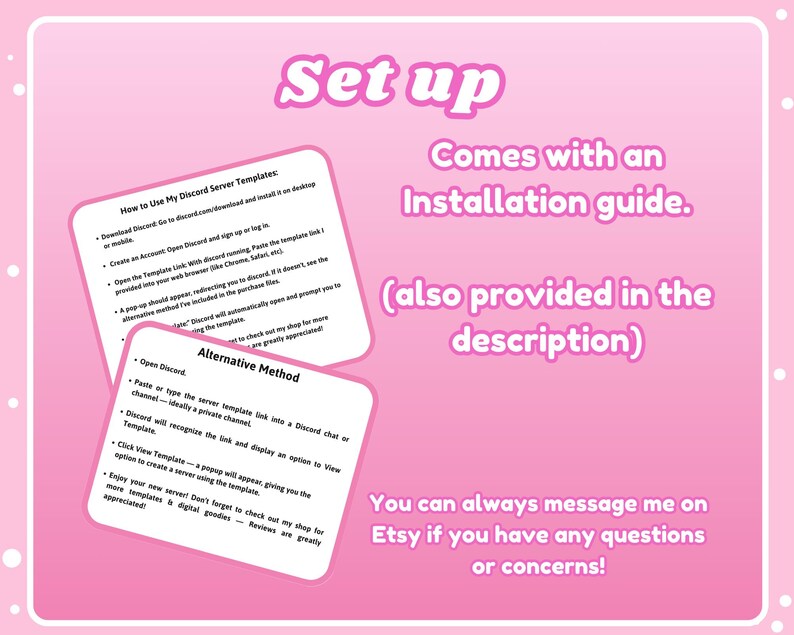 Pink Discord Server Template Aesthetic Pink Community Discord Server ...